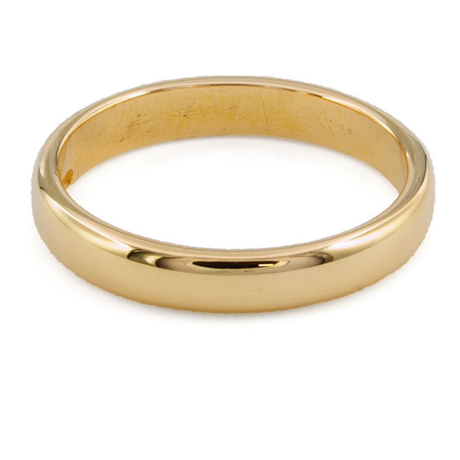 18ct gold 3.9g Wedding Ring size N